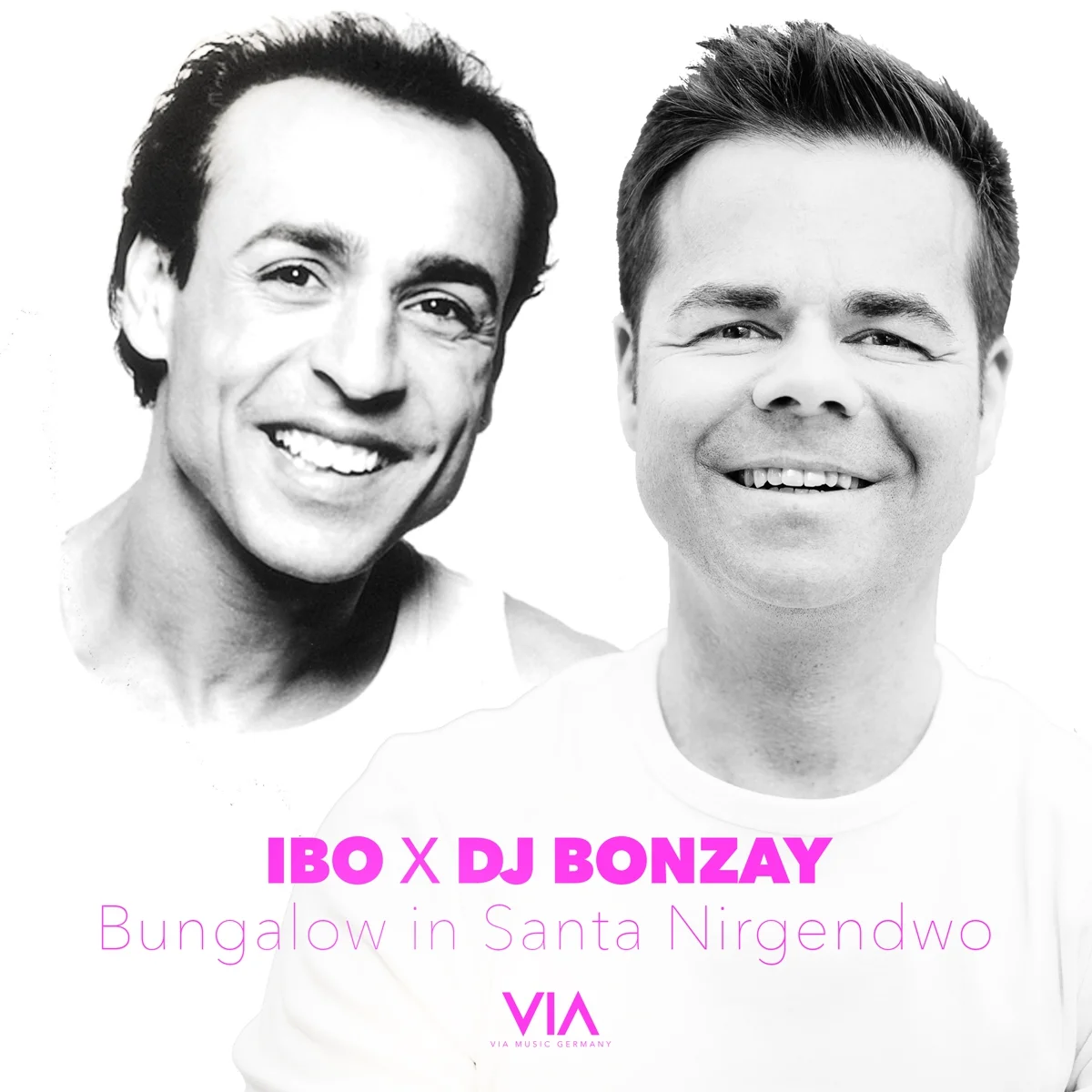 Aktueller Release: Original-Albumcover 'Bungalow in Santa Nirgendwo' — DJ Bonzay × ibo