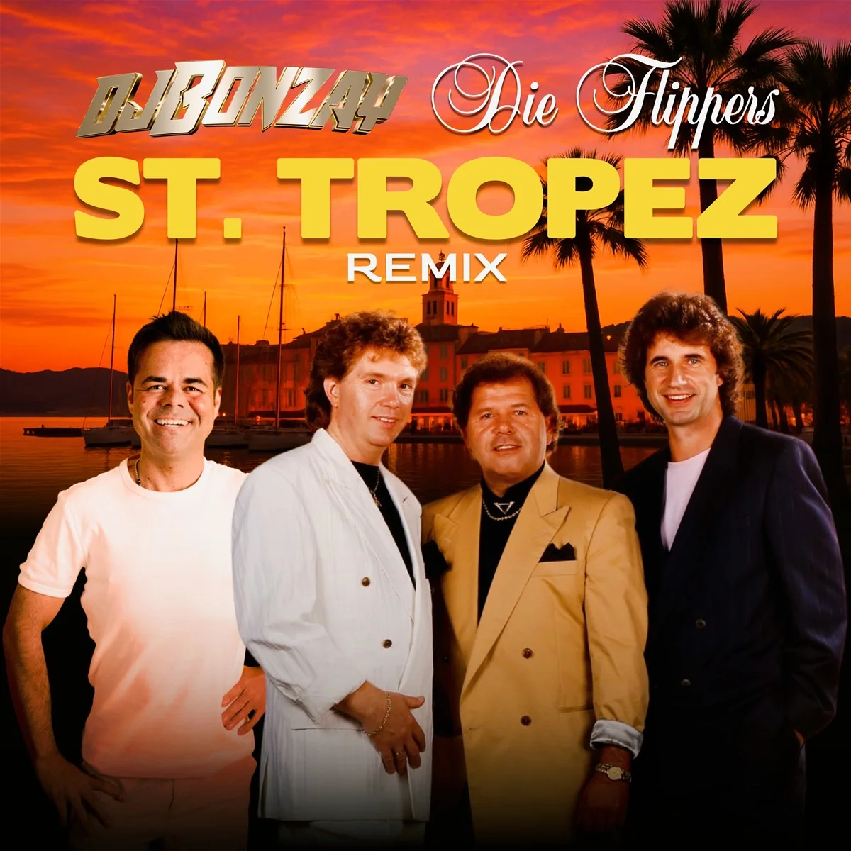 Original-Albumcover 'St. Tropez' — DJ Bonzay × Die Flippers